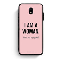 Thumbnail for Samsung J5 2017 Superpower Woman θήκη από τη Smartfits με σχέδιο στο πίσω μέρος και μαύρο περίβλημα | Smartphone case with colorful back and black bezels by Smartfits