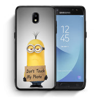 Thumbnail for Θήκη Samsung J5 2017 Minion Text από τη Smartfits με σχέδιο στο πίσω μέρος και μαύρο περίβλημα | Samsung J5 2017 Minion Text case with colorful back and black bezels