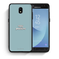 Thumbnail for Θήκη Samsung J5 2017 Positive Text από τη Smartfits με σχέδιο στο πίσω μέρος και μαύρο περίβλημα | Samsung J5 2017 Positive Text case with colorful back and black bezels