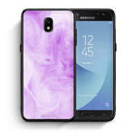 Thumbnail for Θήκη Samsung J7 2017 Lavender Watercolor από τη Smartfits με σχέδιο στο πίσω μέρος και μαύρο περίβλημα | Samsung J7 2017 Lavender Watercolor case with colorful back and black bezels