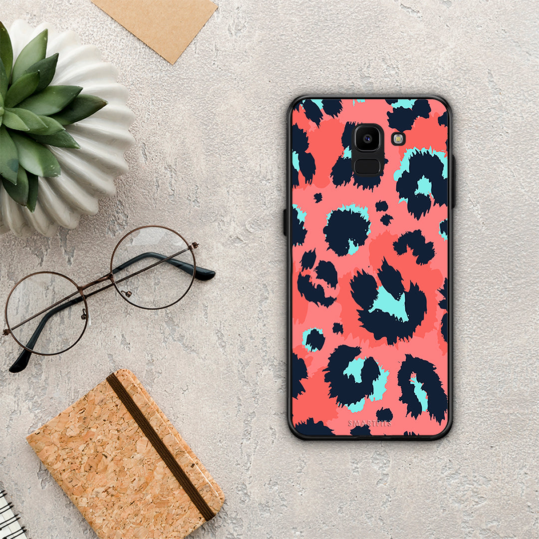 Animal Pink Leopard - Samsung Galaxy J6 case