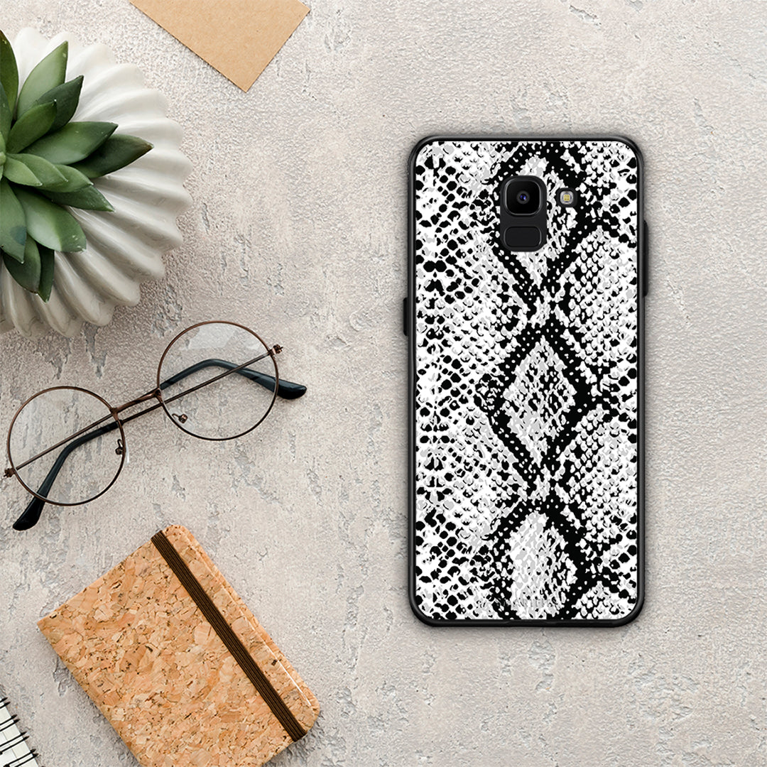 Animal White Snake - Samsung Galaxy J6 case