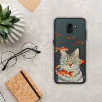 Thumbnail for Cat Goldfish - Samsung Galaxy J6 case