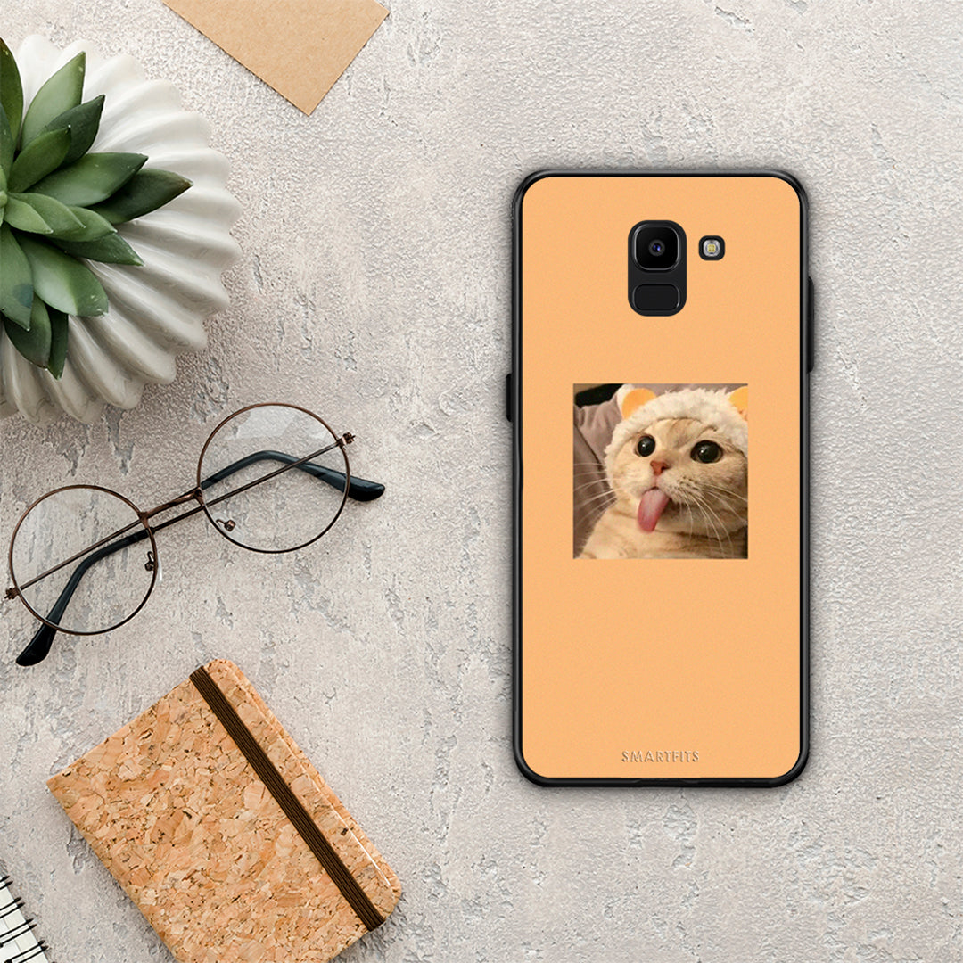 Cat Tongue - Samsung Galaxy J6 case