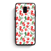 Thumbnail for samsung J6 Cherry Summer θήκη από τη Smartfits με σχέδιο στο πίσω μέρος και μαύρο περίβλημα | Smartphone case with colorful back and black bezels by Smartfits