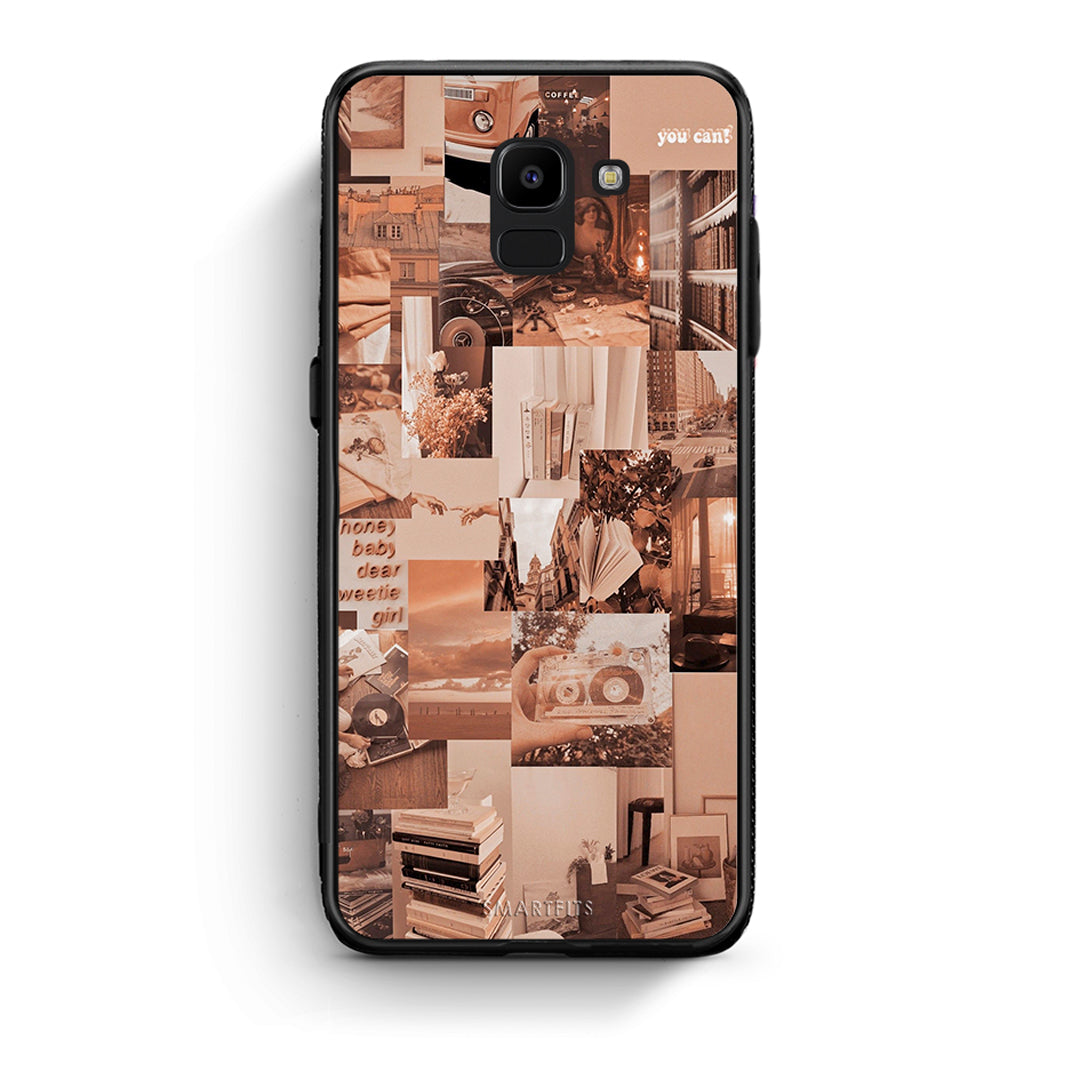 samsung J6 Collage You Can Θήκη Αγίου Βαλεντίνου από τη Smartfits με σχέδιο στο πίσω μέρος και μαύρο περίβλημα | Smartphone case with colorful back and black bezels by Smartfits