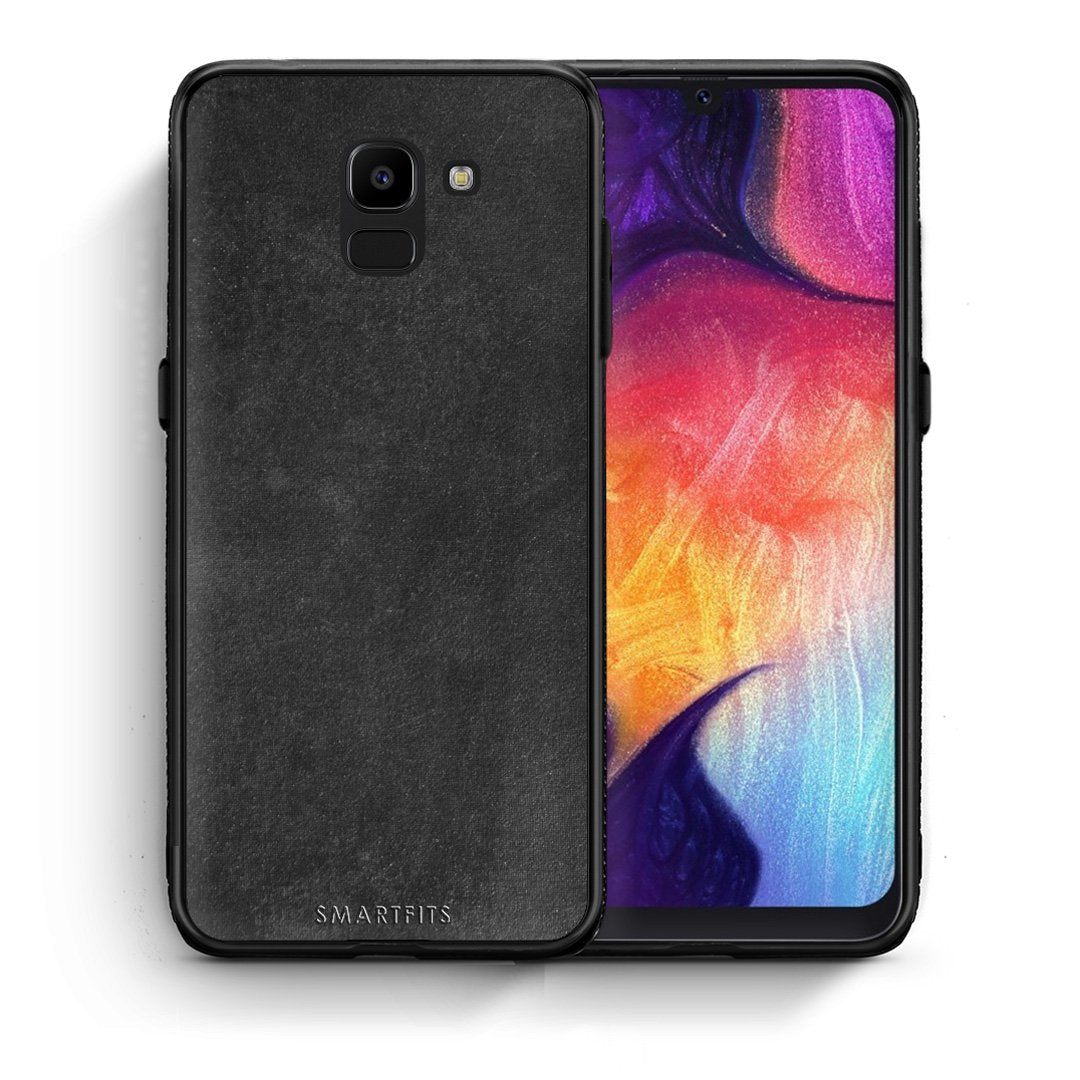 Θήκη Samsung J6 Black Slate Color από τη Smartfits με σχέδιο στο πίσω μέρος και μαύρο περίβλημα | Samsung J6 Black Slate Color case with colorful back and black bezels