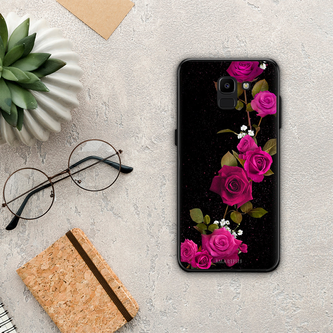 Flower Red Roses - Samsung Galaxy J6 case