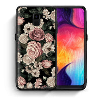 Thumbnail for Θήκη Samsung J6 Wild Roses Flower από τη Smartfits με σχέδιο στο πίσω μέρος και μαύρο περίβλημα | Samsung J6 Wild Roses Flower case with colorful back and black bezels