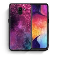 Thumbnail for Θήκη Samsung J6 Aurora Galaxy από τη Smartfits με σχέδιο στο πίσω μέρος και μαύρο περίβλημα | Samsung J6 Aurora Galaxy case with colorful back and black bezels