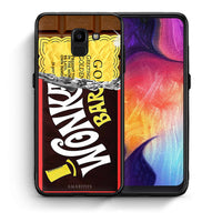 Thumbnail for Θήκη Samsung J6 Golden Ticket από τη Smartfits με σχέδιο στο πίσω μέρος και μαύρο περίβλημα | Samsung J6 Golden Ticket case with colorful back and black bezels