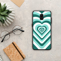 Thumbnail for Green Hearts - Samsung Galaxy J6 case