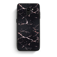 Thumbnail for 4 - samsung Galaxy J6 Black Rosegold Marble case, cover, bumper