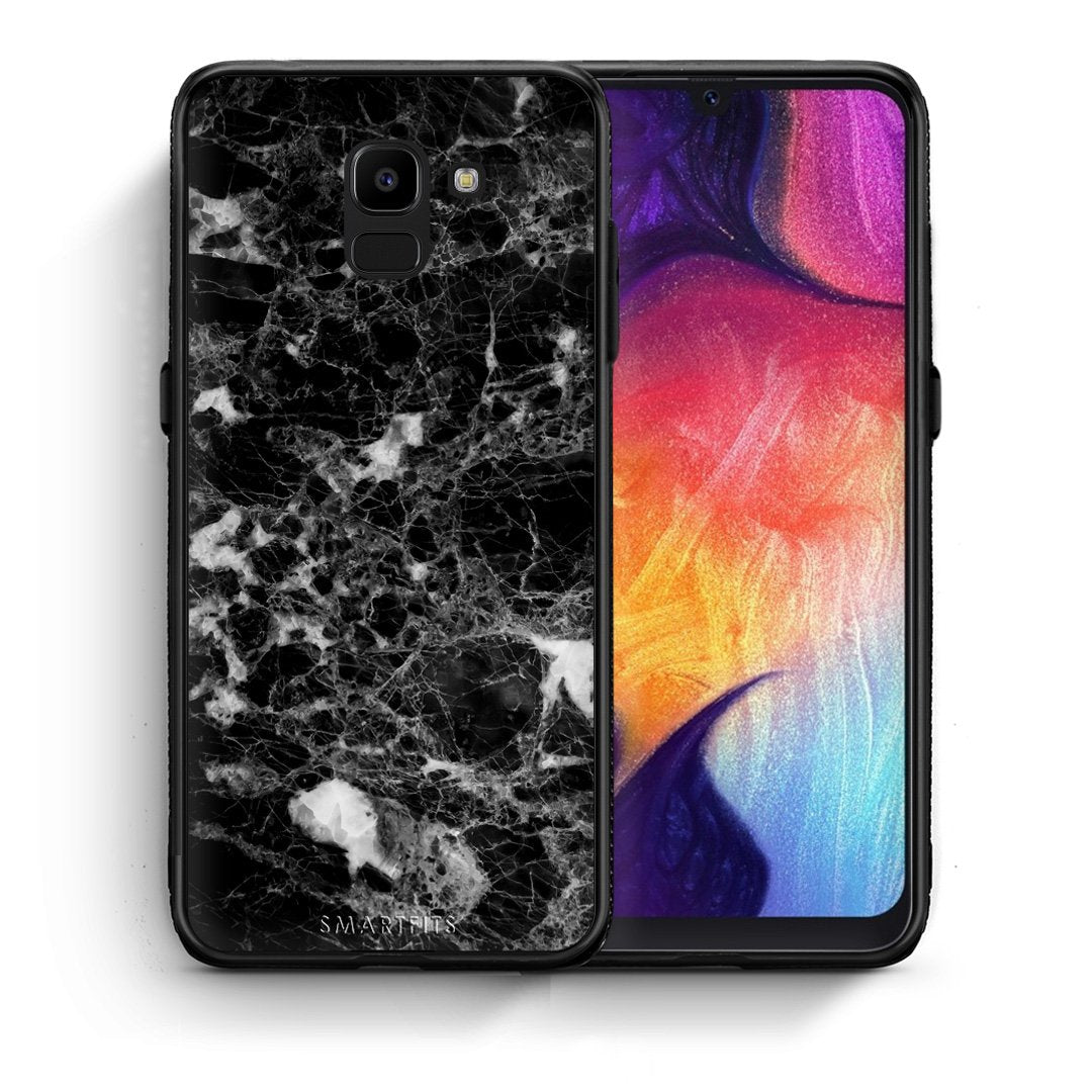 Θήκη Samsung J6 Male Marble από τη Smartfits με σχέδιο στο πίσω μέρος και μαύρο περίβλημα | Samsung J6 Male Marble case with colorful back and black bezels