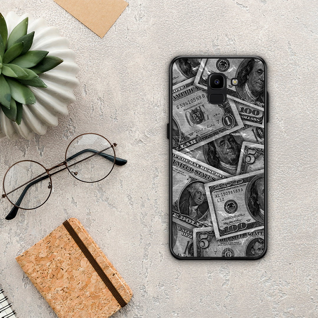 Money Dollars - Samsung Galaxy J6 case
