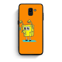 Thumbnail for samsung J6 No Money 2 Θήκη Αγίου Βαλεντίνου από τη Smartfits με σχέδιο στο πίσω μέρος και μαύρο περίβλημα | Smartphone case with colorful back and black bezels by Smartfits
