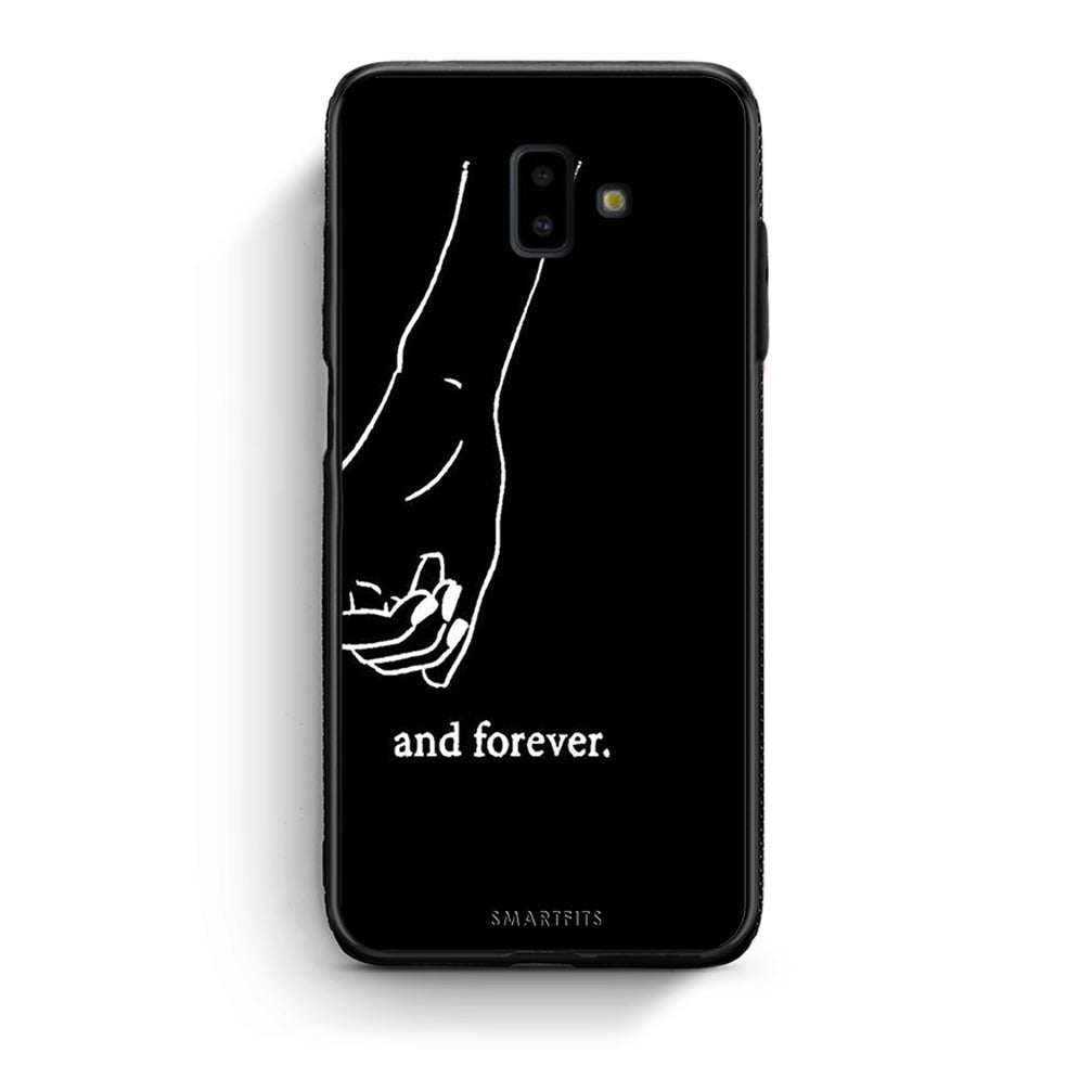 samsung J6+ Always & Forever 2 Θήκη Αγίου Βαλεντίνου από τη Smartfits με σχέδιο στο πίσω μέρος και μαύρο περίβλημα | Smartphone case with colorful back and black bezels by Smartfits