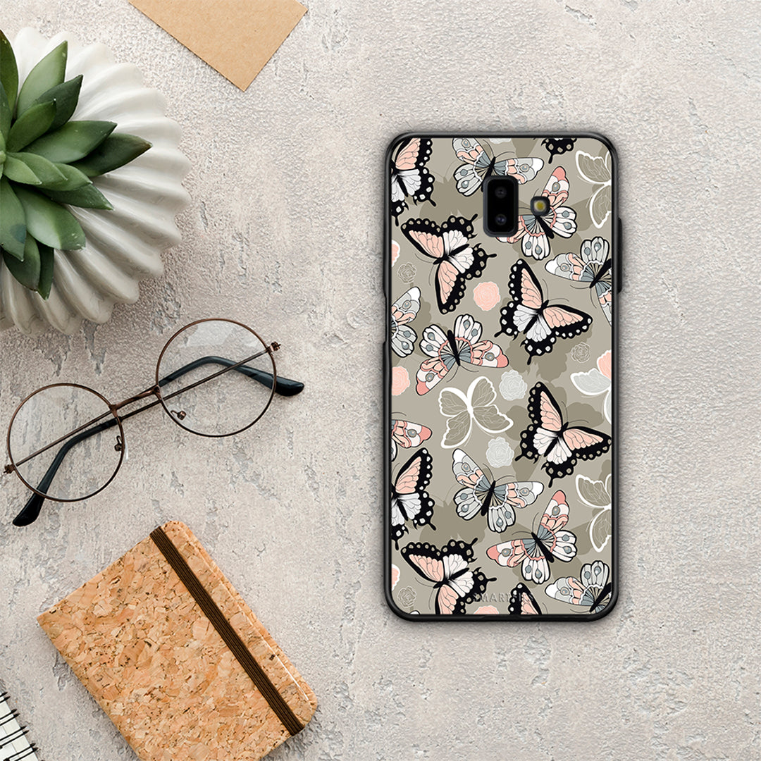 Boho Butterflies - Samsung Galaxy J6+ case