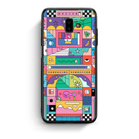 Thumbnail for samsung J6+ Bubbles Soap θήκη από τη Smartfits με σχέδιο στο πίσω μέρος και μαύρο περίβλημα | Smartphone case with colorful back and black bezels by Smartfits