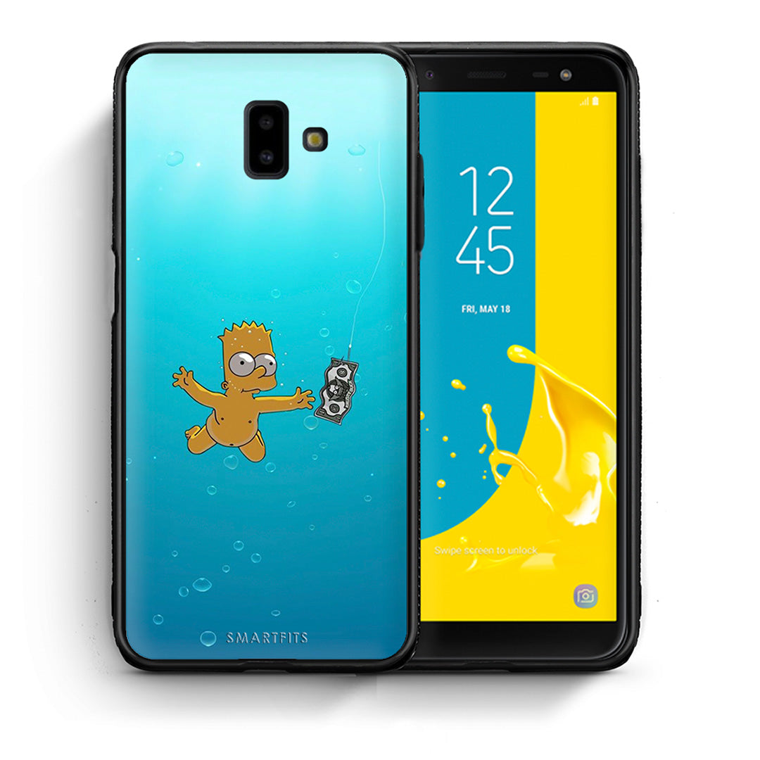 Θήκη Samsung J6+ Chasing Money από τη Smartfits με σχέδιο στο πίσω μέρος και μαύρο περίβλημα | Samsung J6+ Chasing Money case with colorful back and black bezels