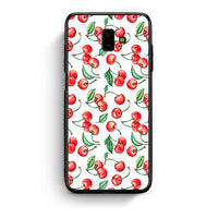 Thumbnail for samsung J6+ Cherry Summer θήκη από τη Smartfits με σχέδιο στο πίσω μέρος και μαύρο περίβλημα | Smartphone case with colorful back and black bezels by Smartfits