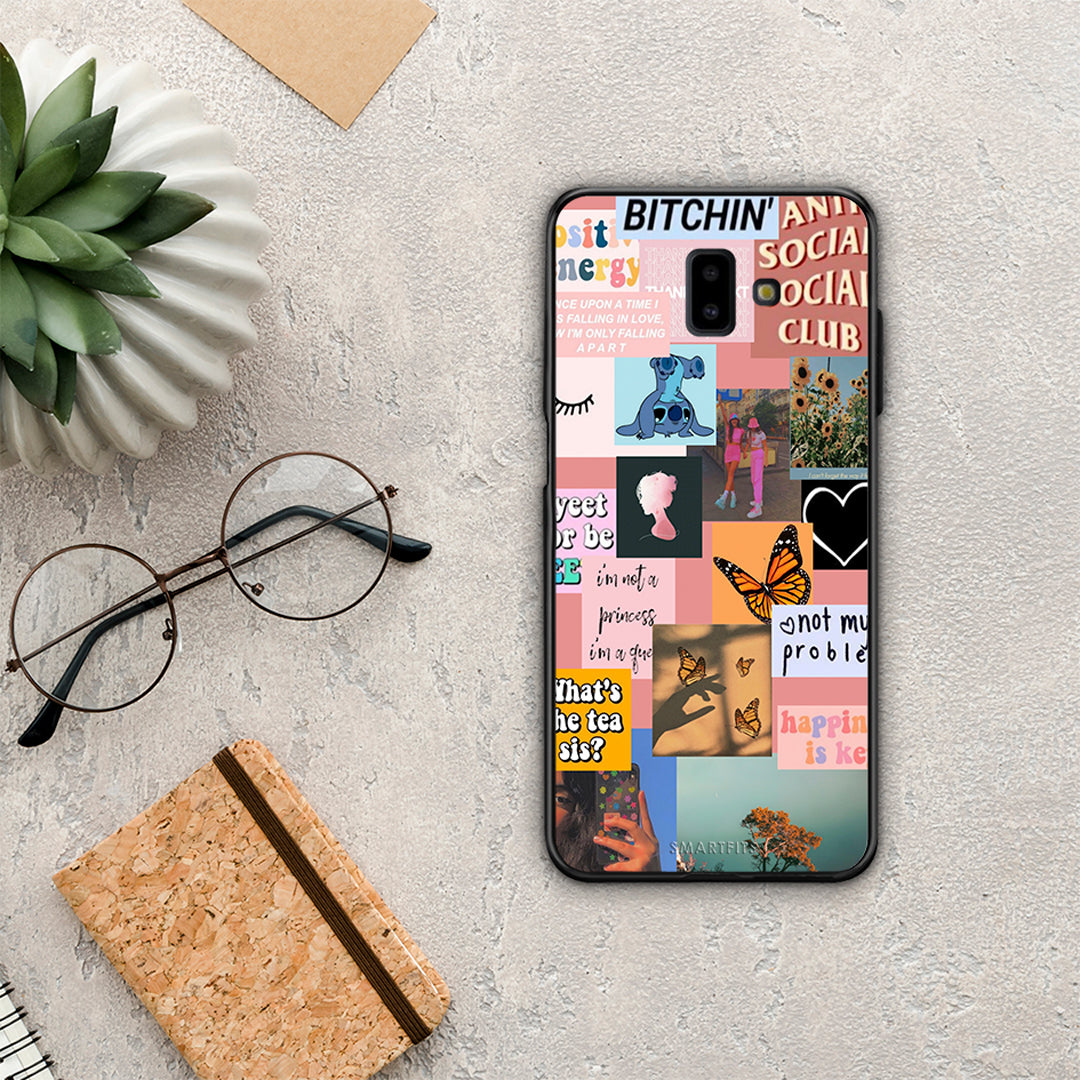 Collage Bitchin - Samsung Galaxy J6+ case