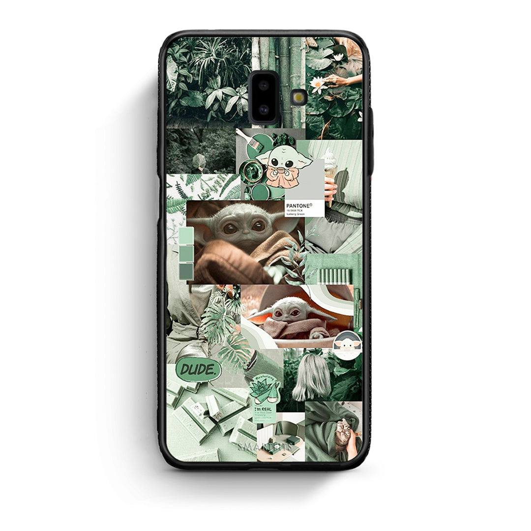 samsung J6+ Collage Dude Θήκη Αγίου Βαλεντίνου από τη Smartfits με σχέδιο στο πίσω μέρος και μαύρο περίβλημα | Smartphone case with colorful back and black bezels by Smartfits