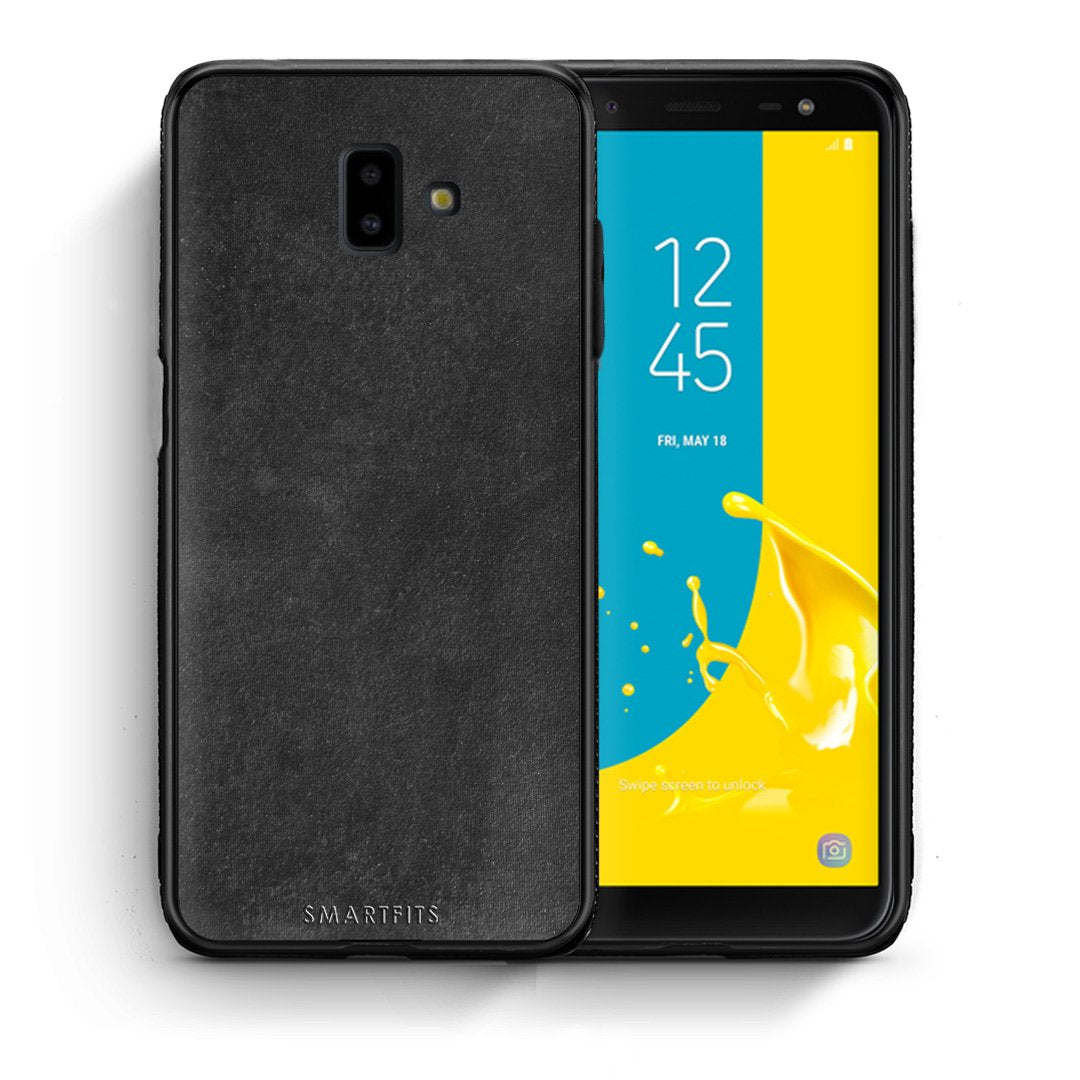 Θήκη Samsung J6+ Black Slate Color από τη Smartfits με σχέδιο στο πίσω μέρος και μαύρο περίβλημα | Samsung J6+ Black Slate Color case with colorful back and black bezels