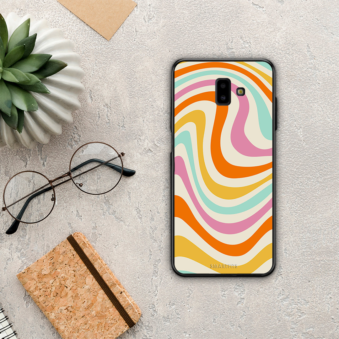 Colorful Waves - Samsung Galaxy J6+ case