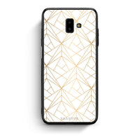 Thumbnail for 111 - samsung Galaxy J6+ Luxury White Geometric case, cover, bumper