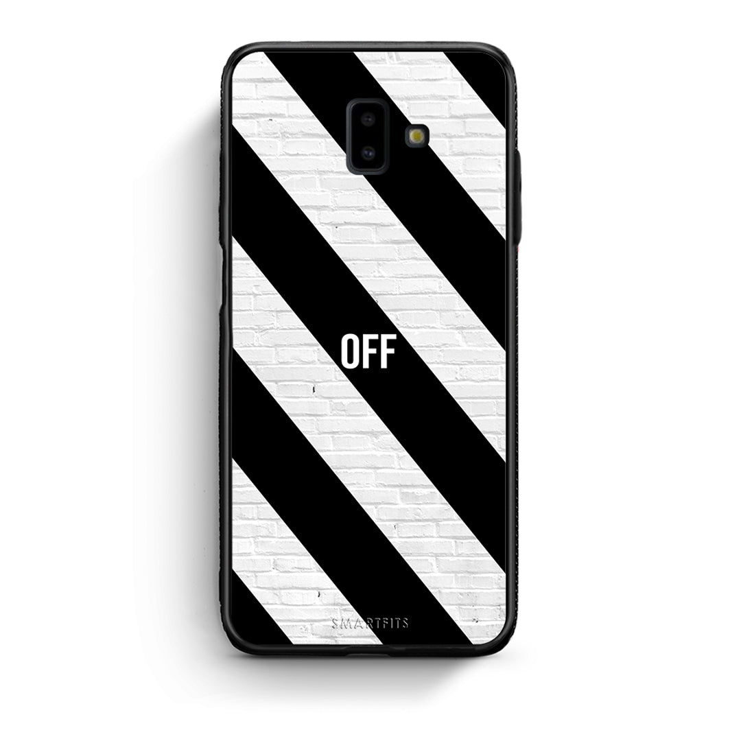 samsung J6+ Get Off θήκη από τη Smartfits με σχέδιο στο πίσω μέρος και μαύρο περίβλημα | Smartphone case with colorful back and black bezels by Smartfits