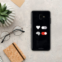 Thumbnail for Heart Vs Brain - Samsung Galaxy J6+ θήκη
