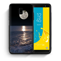 Thumbnail for Θήκη Samsung J6+ Moon Landscape από τη Smartfits με σχέδιο στο πίσω μέρος και μαύρο περίβλημα | Samsung J6+ Moon Landscape case with colorful back and black bezels