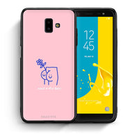 Thumbnail for Θήκη Samsung J6+ Nice Day από τη Smartfits με σχέδιο στο πίσω μέρος και μαύρο περίβλημα | Samsung J6+ Nice Day case with colorful back and black bezels