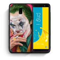 Thumbnail for Θήκη Samsung J6+ JokesOnU PopArt από τη Smartfits με σχέδιο στο πίσω μέρος και μαύρο περίβλημα | Samsung J6+ JokesOnU PopArt case with colorful back and black bezels