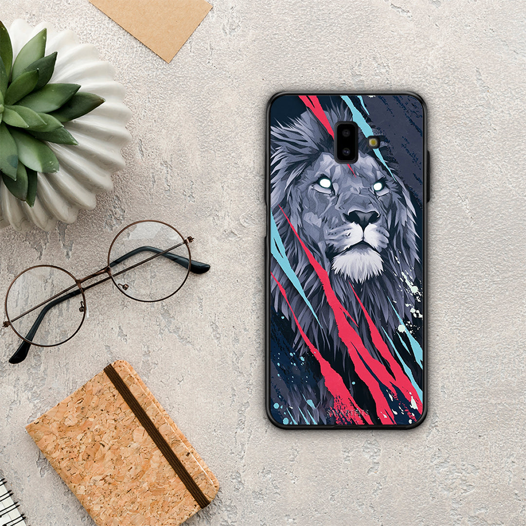 Popart Lion Designer - Samsung Galaxy J6+ case