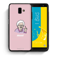 Thumbnail for Θήκη Samsung J6+ Mood PopArt από τη Smartfits με σχέδιο στο πίσω μέρος και μαύρο περίβλημα | Samsung J6+ Mood PopArt case with colorful back and black bezels