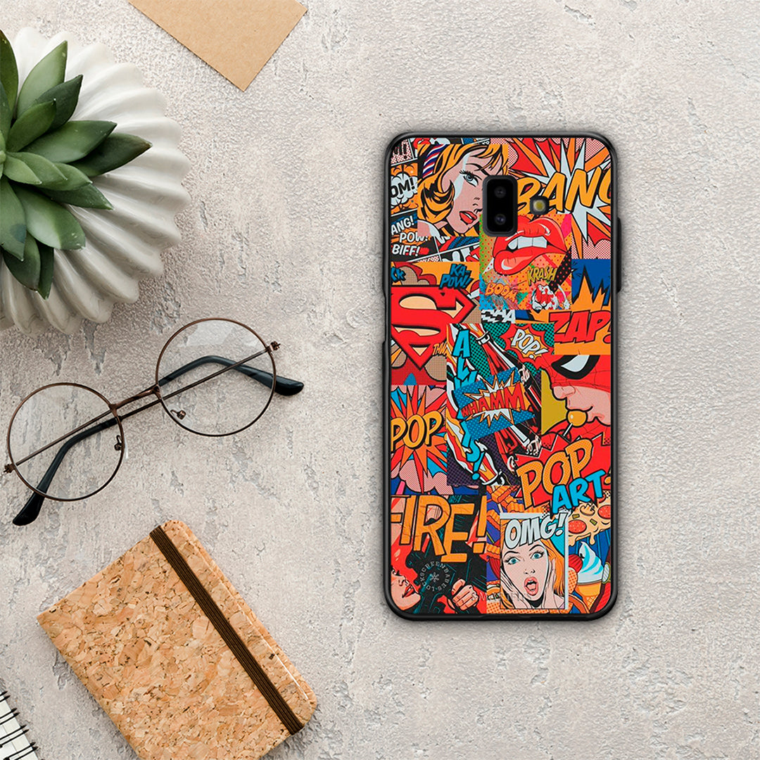 Popart omg - Samsung Galaxy J6+ case