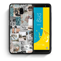 Thumbnail for Θήκη Samsung J6+ Retro Beach Life από τη Smartfits με σχέδιο στο πίσω μέρος και μαύρο περίβλημα | Samsung J6+ Retro Beach Life case with colorful back and black bezels