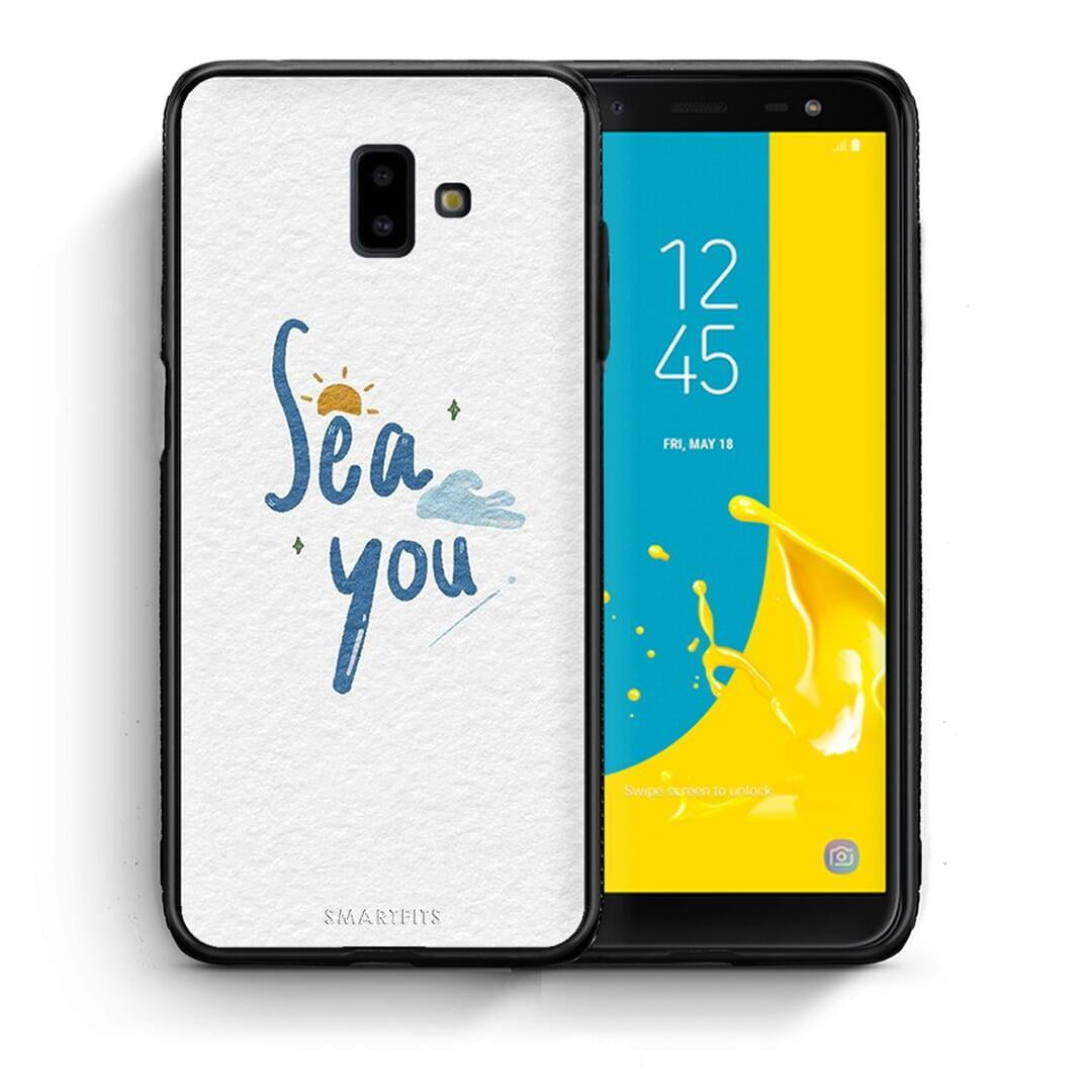 Θήκη Samsung J6+ Sea You από τη Smartfits με σχέδιο στο πίσω μέρος και μαύρο περίβλημα | Samsung J6+ Sea You case with colorful back and black bezels