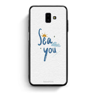Thumbnail for samsung J6+ Sea You Θήκη από τη Smartfits με σχέδιο στο πίσω μέρος και μαύρο περίβλημα | Smartphone case with colorful back and black bezels by Smartfits