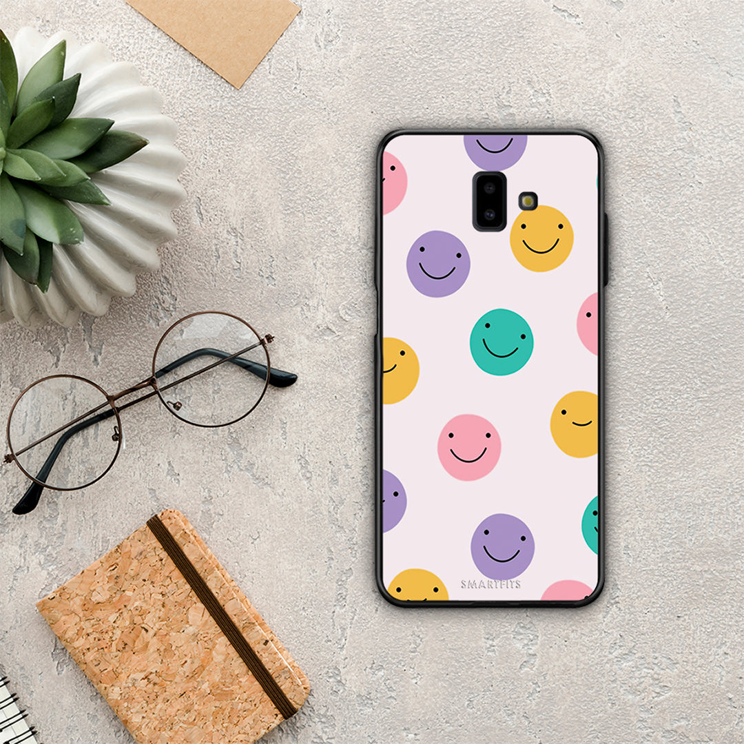 Smiley Faces - Samsung Galaxy J6+ case