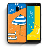 Thumbnail for Θήκη Samsung J6+ Summering από τη Smartfits με σχέδιο στο πίσω μέρος και μαύρο περίβλημα | Samsung J6+ Summering case with colorful back and black bezels