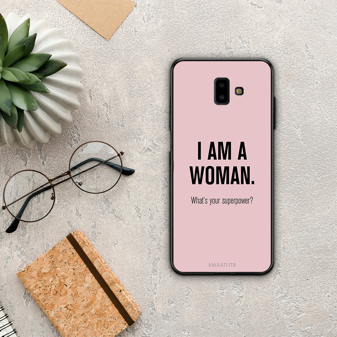 Superpower Woman - Samsung Galaxy J6+ case