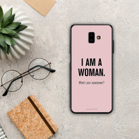 Thumbnail for Superpower Woman - Samsung Galaxy J6+ case