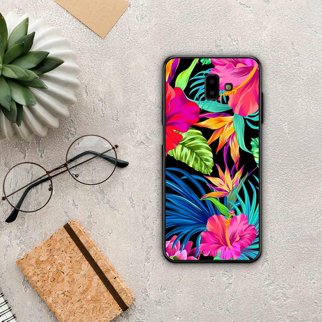 Tropical Flowers - Samsung Galaxy J6+ case