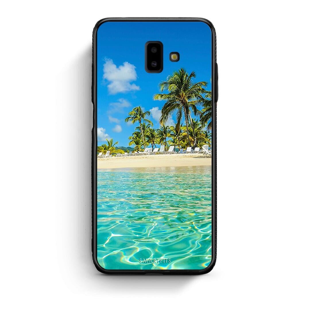 samsung J6+ Tropical Vibes Θήκη από τη Smartfits με σχέδιο στο πίσω μέρος και μαύρο περίβλημα | Smartphone case with colorful back and black bezels by Smartfits