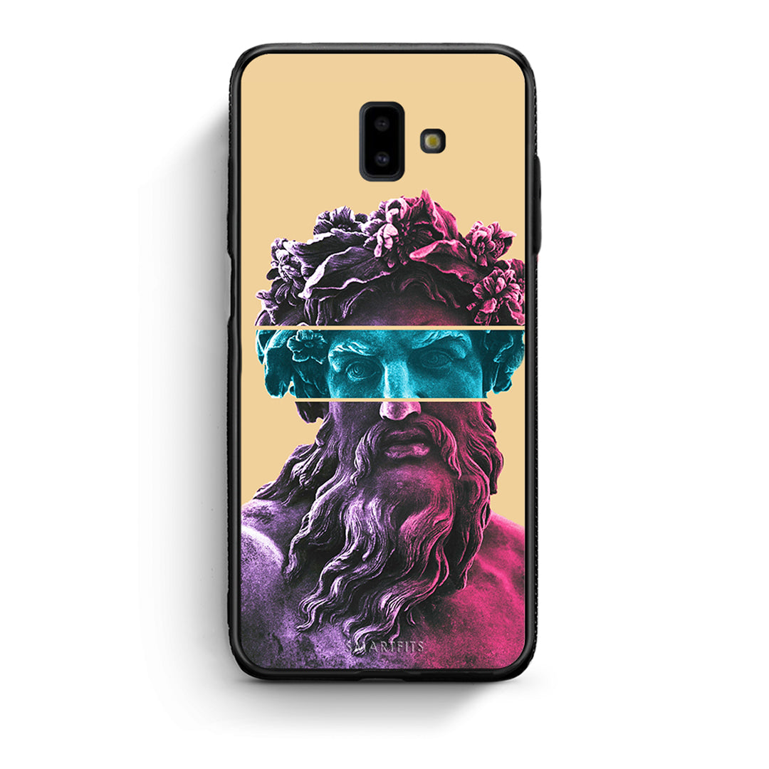samsung J6+ Zeus Art Θήκη Αγίου Βαλεντίνου από τη Smartfits με σχέδιο στο πίσω μέρος και μαύρο περίβλημα | Smartphone case with colorful back and black bezels by Smartfits