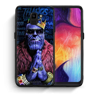 Thumbnail for Θήκη Samsung J6 Thanos PopArt από τη Smartfits με σχέδιο στο πίσω μέρος και μαύρο περίβλημα | Samsung J6 Thanos PopArt case with colorful back and black bezels