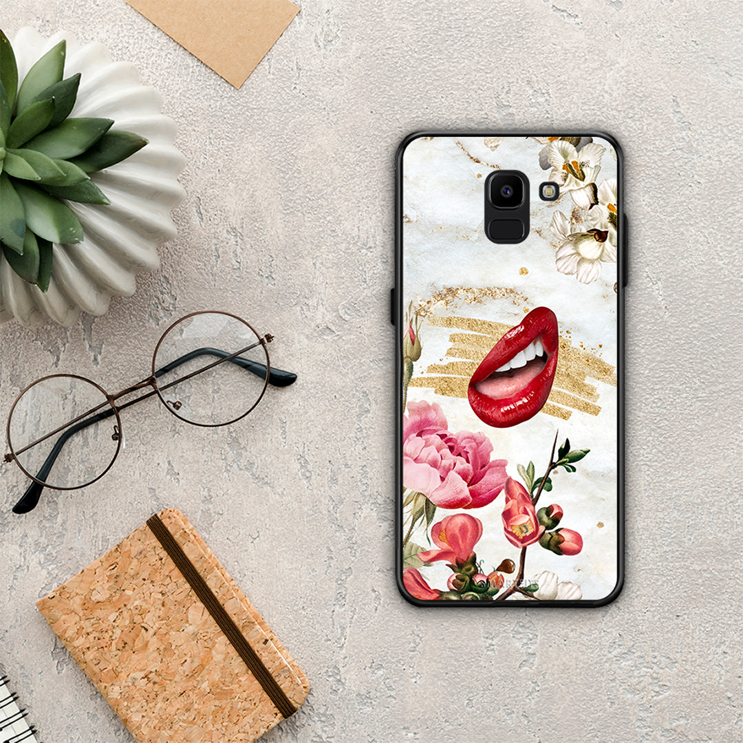 Red Lips - Samsung Galaxy J6 case